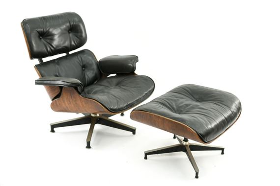 LOUNGE CHAIR AND OTTOMAN by Herman Miller