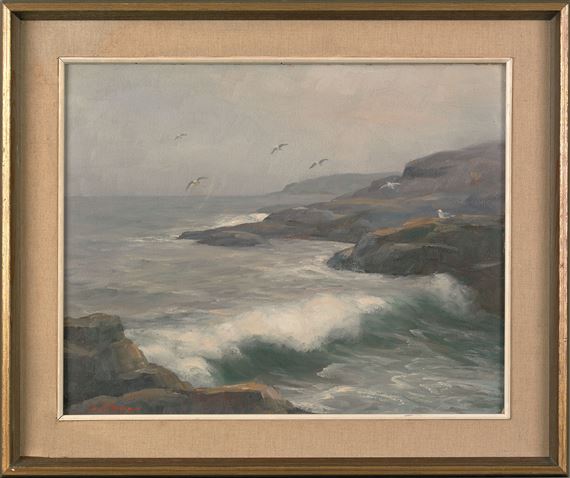 Gray Day Bar Harbor by John Emil Berninger