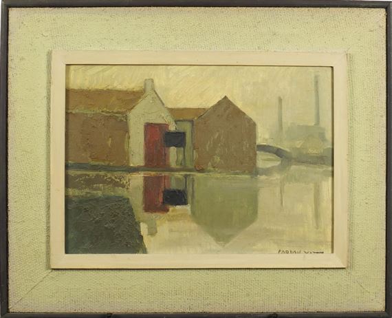 Gordon Yates | Canal reflections | MutualArt