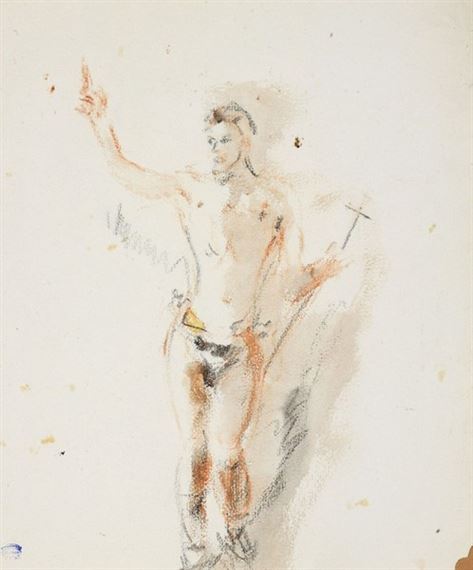 LOTTO DI QUATTRO OPERE SU CARTA by Filippo de Pisis