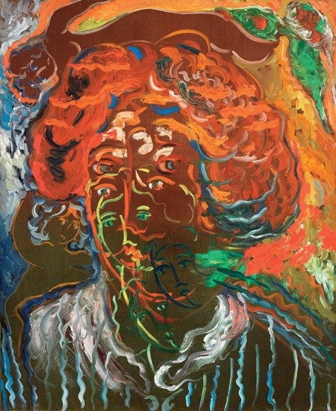 Artwork by Mimmo Germanà, RITRATTI, Made of oil on canvas