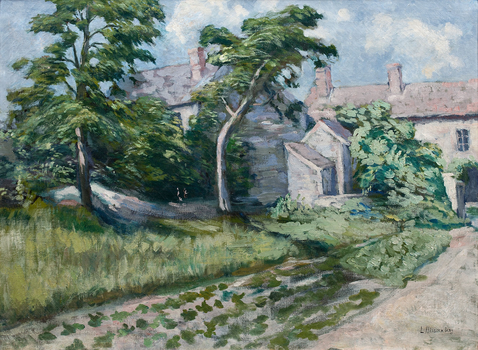 Artwork by Leon Hirszenberg, FERMA BRETOŃSKA, Made of oil on canvas