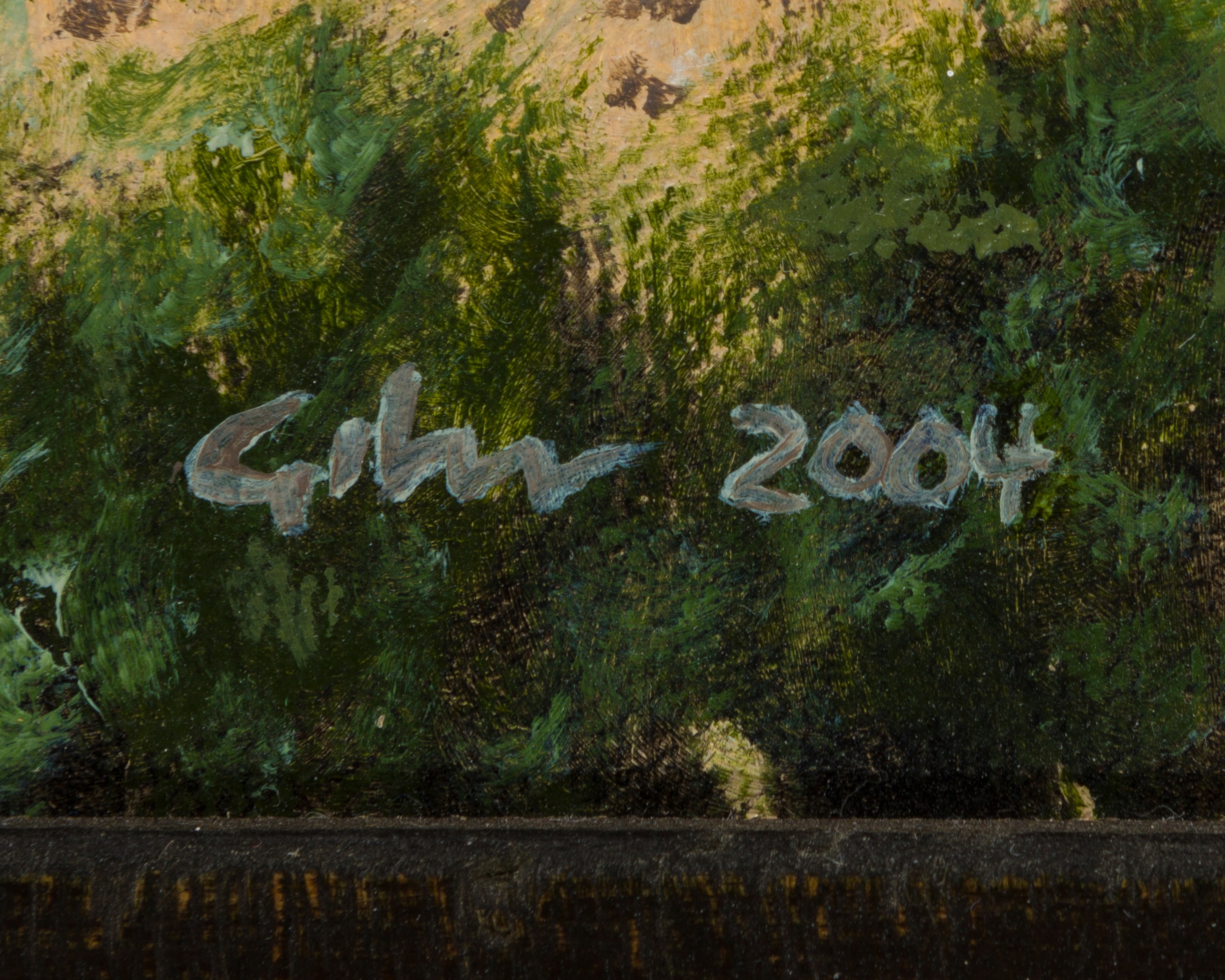 Artwork by Bradley W. Giles, "The Heights at Little Red Rock,", Made of Oil on canvas