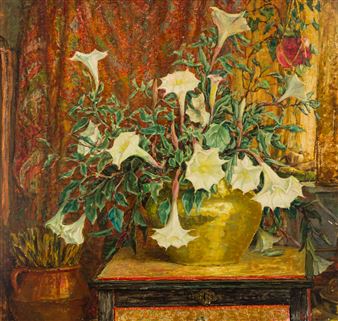 Still life with angel's trumpet - Anna Lee Stacey