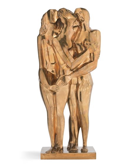 Le retour de la fille prodigue by Ossip Zadkine, Conceived in 1953 and cast in bronze by Susse Fondeur from 1962