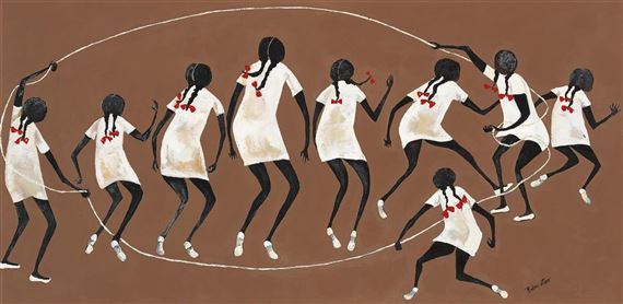 Jump Rope by Barbara Johnson Zuber, circa 1970