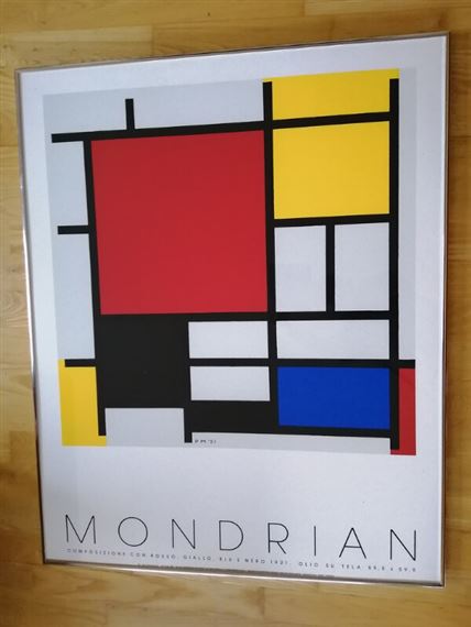 Mondrian Piet | Exhibition Poster (1921) | MutualArt