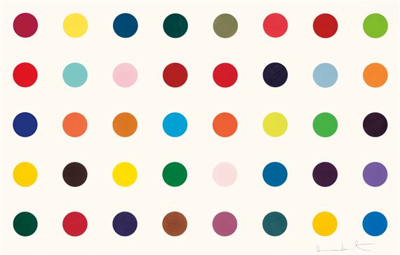 Methyl Phenylsulfoxide, from: 12 Woodcut Spots by Damien Hirst, 2010
