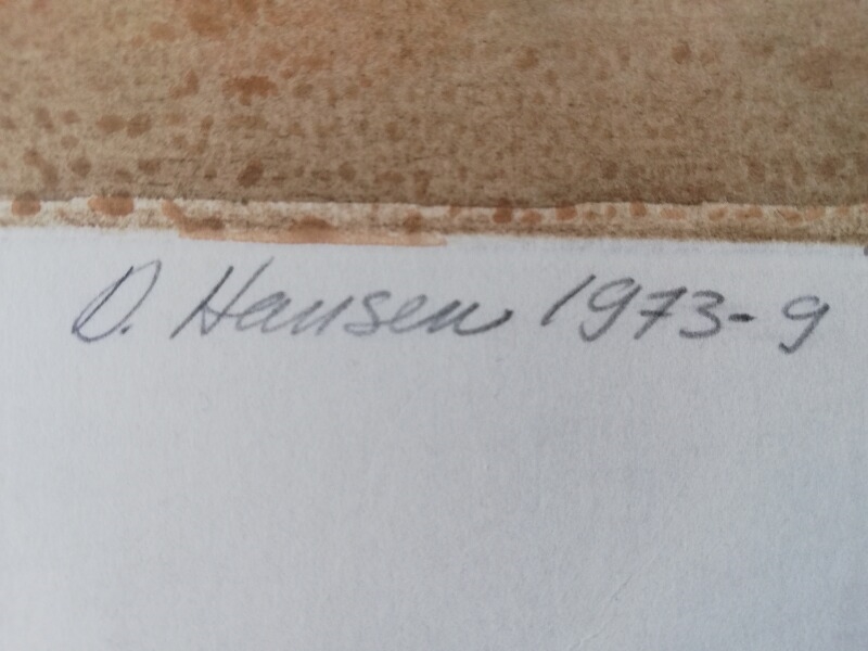 Artwork by Diana Hansen, Figure composition, Made of Hand coloured print