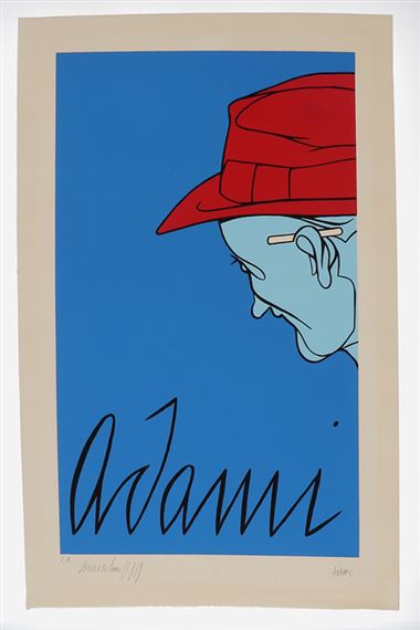 Valerio Adami | Portrait dissimulé (1977) | MutualArt
