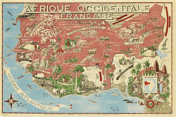 Léo Craste | AFRIQUE OCCIDENTALE FRANÇAISE. . (1951) | MutualArt