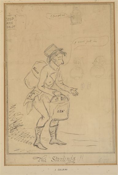 The Starlings!! by James Gillray