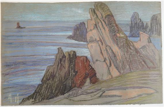 "Rocher oblique" by Mary Antoinette Amennecier