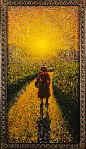 Sicilian sunset by Pippo Rizzo, 1921