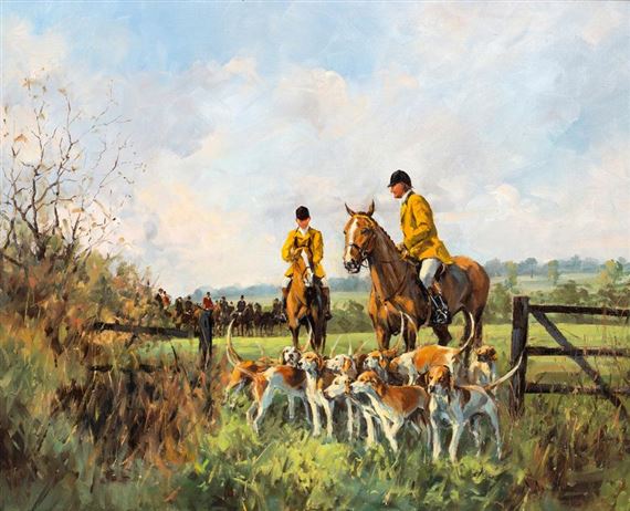 Berkeley Hunt, Near Berkeley Deer Park by Peter Donnithorne
