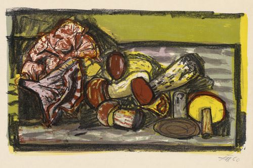 Pilze by Otto Dix, 1960