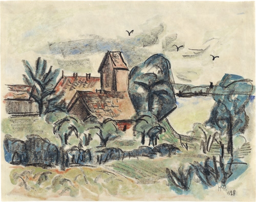 Max Pechstein | Dorfkirche (1918) | MutualArt