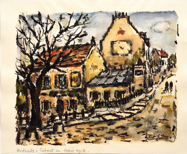 Robert Le Berger | Alte Hauser am Montmartre | MutualArt