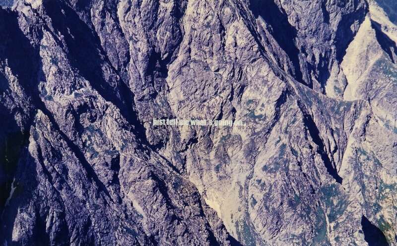 Artwork by Jes Wind Andersen, Two Works: “Just Tell Me What is Going on”, Made of C-prints on Dibond