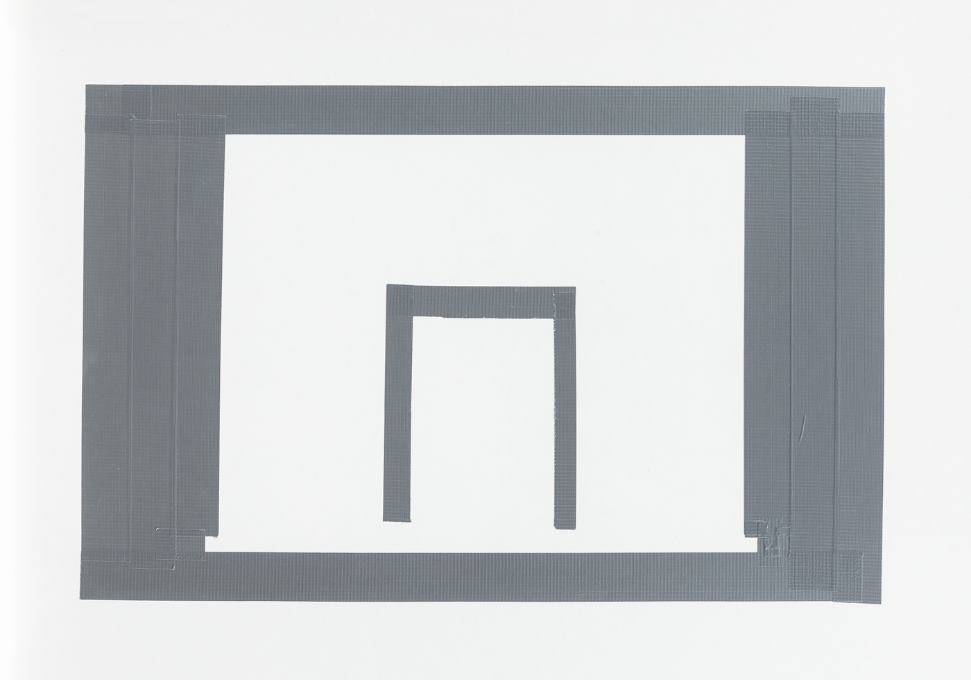 Artwork by Marco Neri, Giardini (Uruguay), Made of Duct tape on coated paper mounted on D-Bond