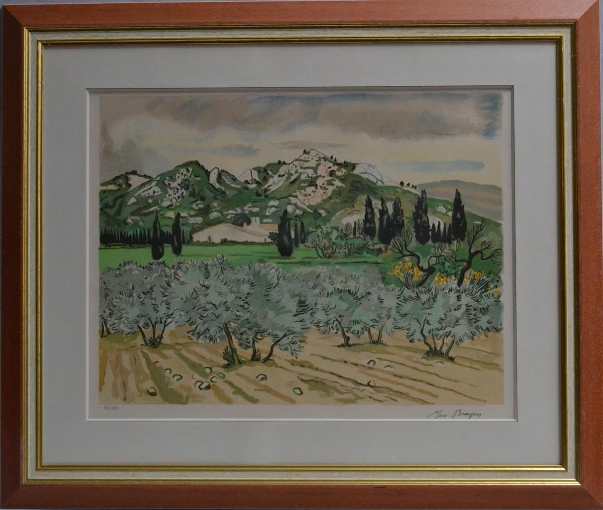 Yves Brayer PAYSAGE DE PROVENCE MutualArt