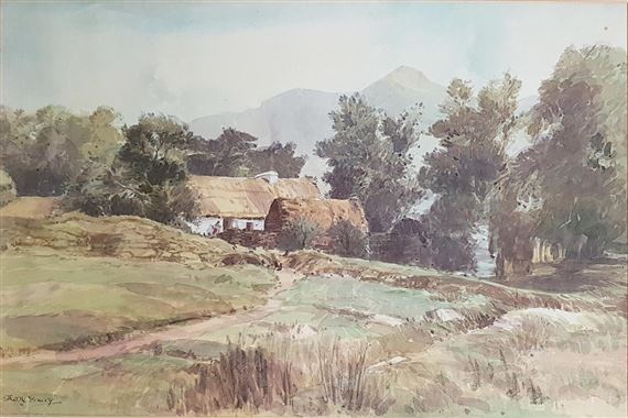 Thatched Cottage by Theodore James Gracey