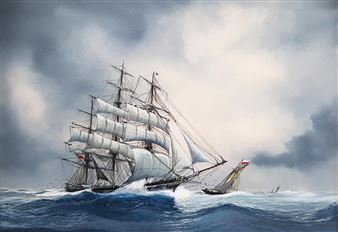 A Really good  of a Schooner - Tony Warren