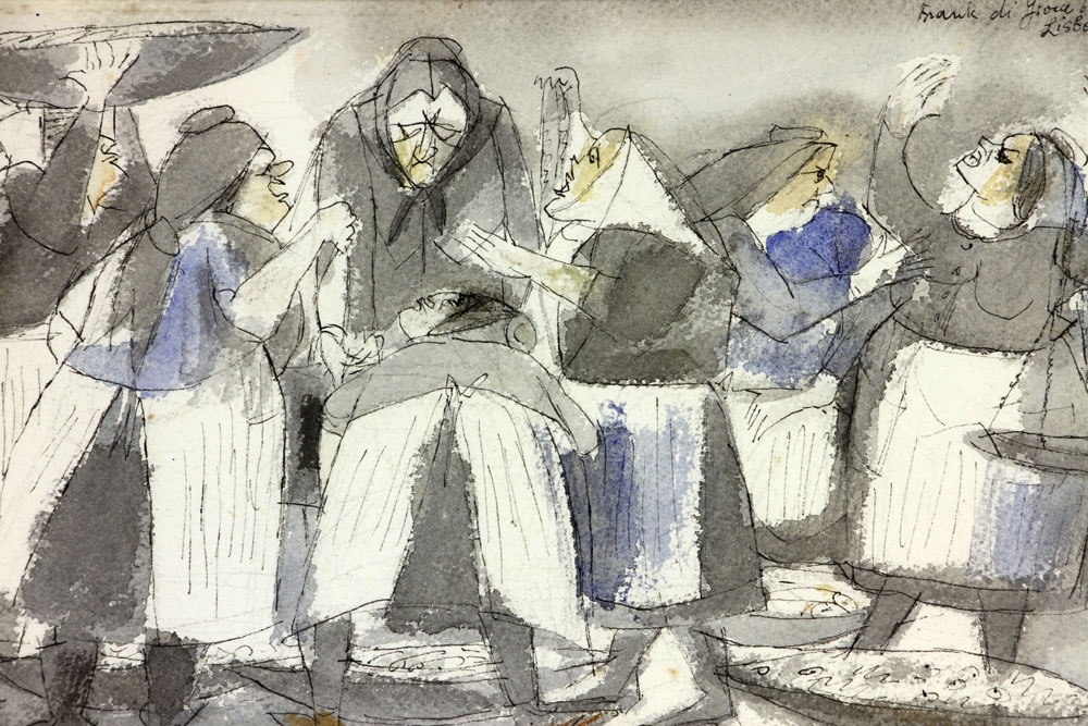 Frank Di Gioia Fishwives in Lisbon MutualArt