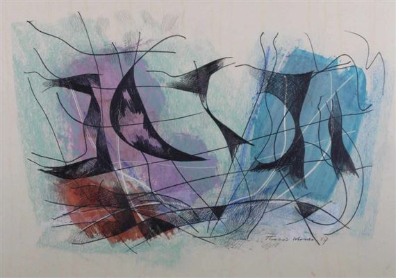 Ohne Titel by Theodor Werner, 1957