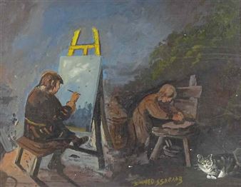 Artist at Work - Dennis Barrass