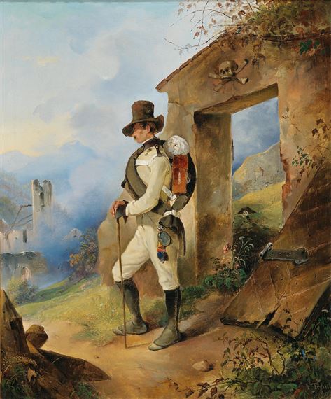Friedrich Johann Treml | An Imperial and Royal Infantryman before a ...