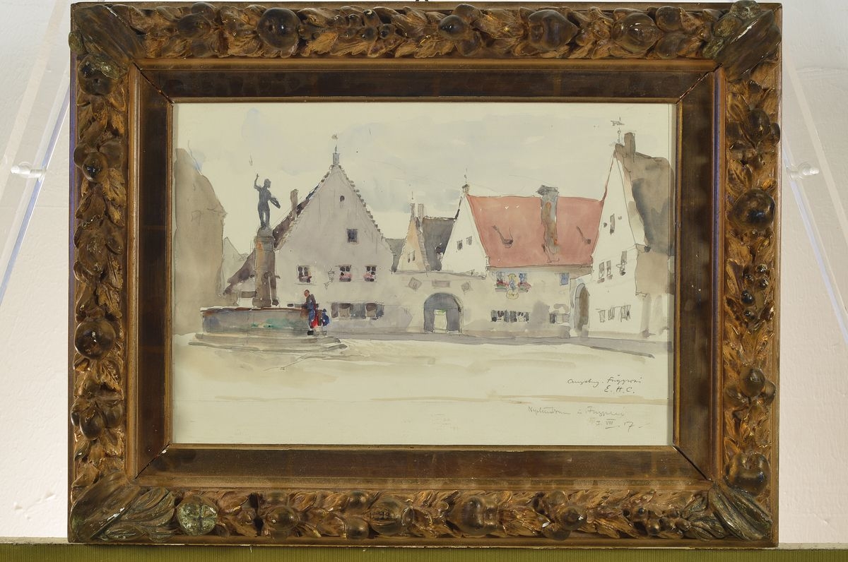 Edward Harrison Compton | Cityscape (1917) | MutualArt