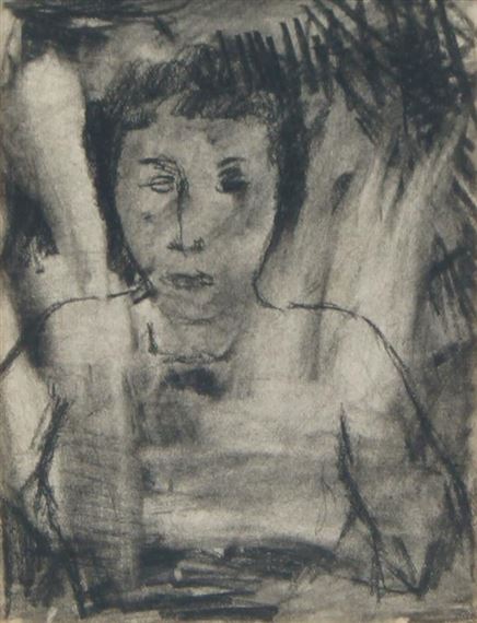 Rudolf Ray Rapaport | Portrait of a woman, head and shoulders | MutualArt