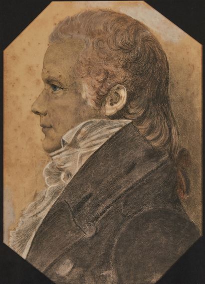 Large portrait of General William Eaton by Charles-Balthazar-Julien Fevret de Saint-Memin, circa 1808