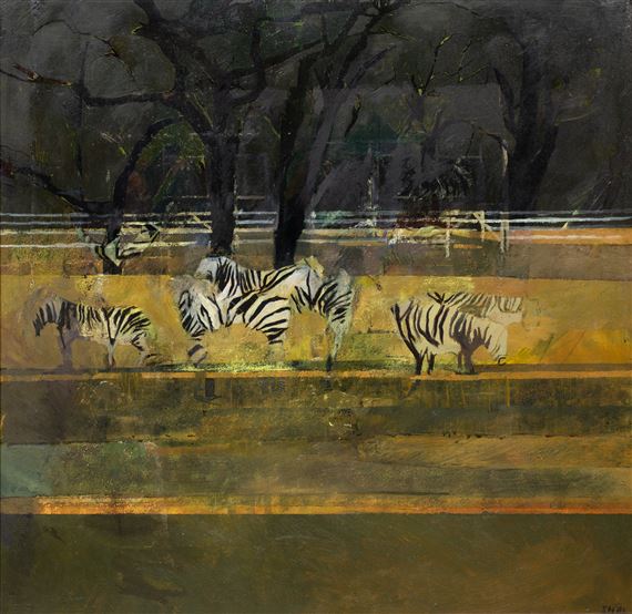 Zebras by Eileen Hogan, 1981