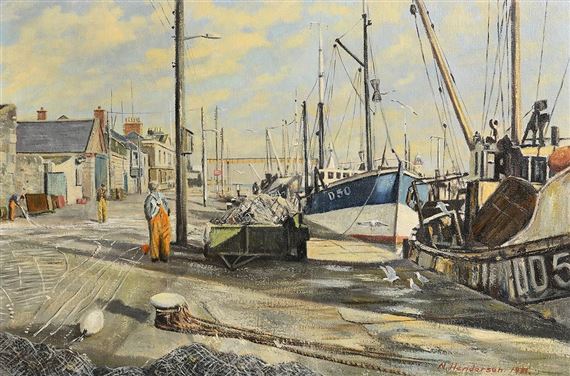 Dockside by Neville Henderson, 1981