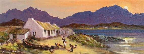 Farmstead, Near Inch Strand, Kerry by William Cunningham