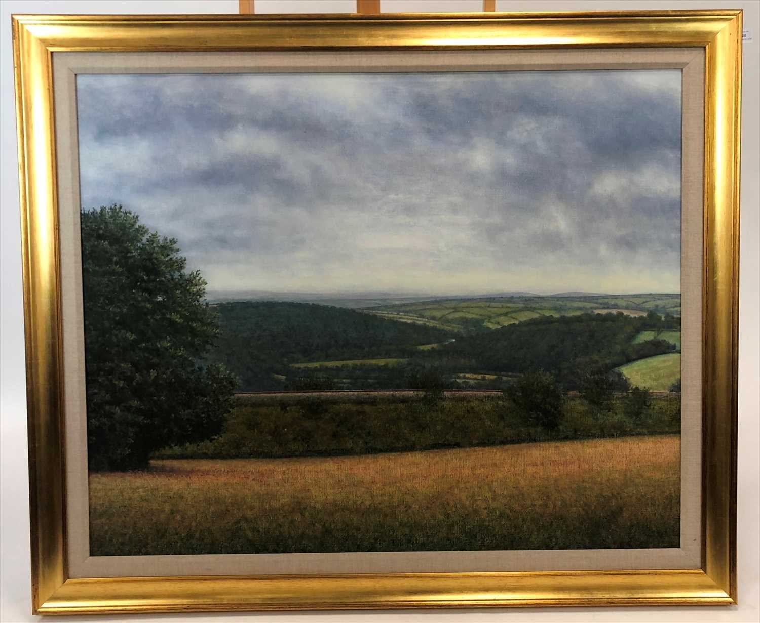 Artwork by Peter Archer, The Line, Made of Oil on canvas