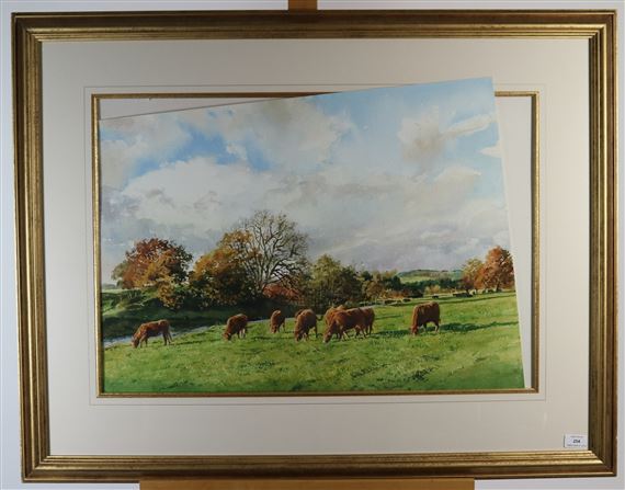 Cows in the Meadow, Chatsworth by Neil Faulkner