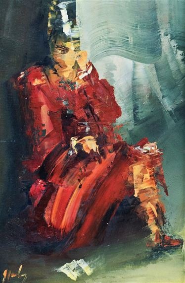 Thinking by Georgeta Grabovschi