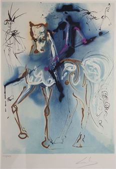 Salvador Dalí | Les chevaux daliniens (M & L 1258-1282) (1980