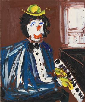 CLOWN AT THE PIANO SAID THE PIANO SKYLIGHT - M. Craven