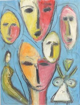 TWO-COLOURED MASKS - Je Bus