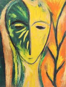 GREEN AND YELLOW  FACE - Je Bus