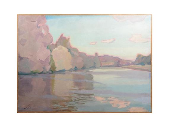 L'Oise à Neuville by Léon Giran-Max, 1917