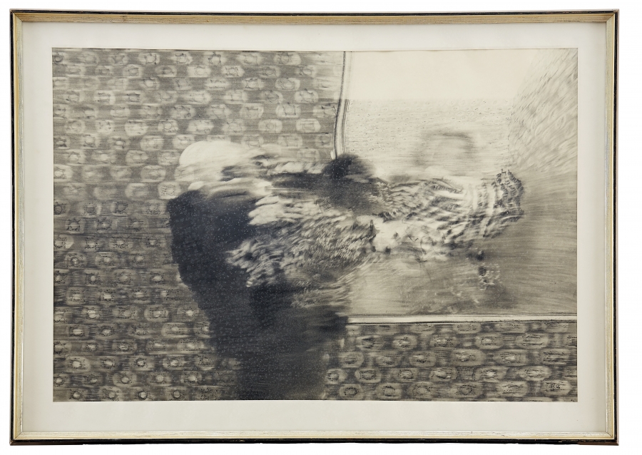 Roj Friberg | Komposition med figur (1966) | MutualArt