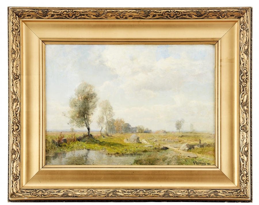 Gustaf Rydberg | Vårlandskap (1923) | MutualArt