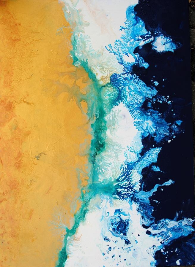 Artwork by Diana Nowosad, Granica, Made of acrylic on canvas