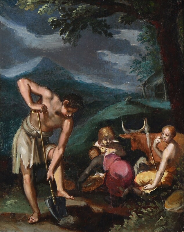 Abraham Bloemaert | Adam and Eve after the expulsion from Paradise ...