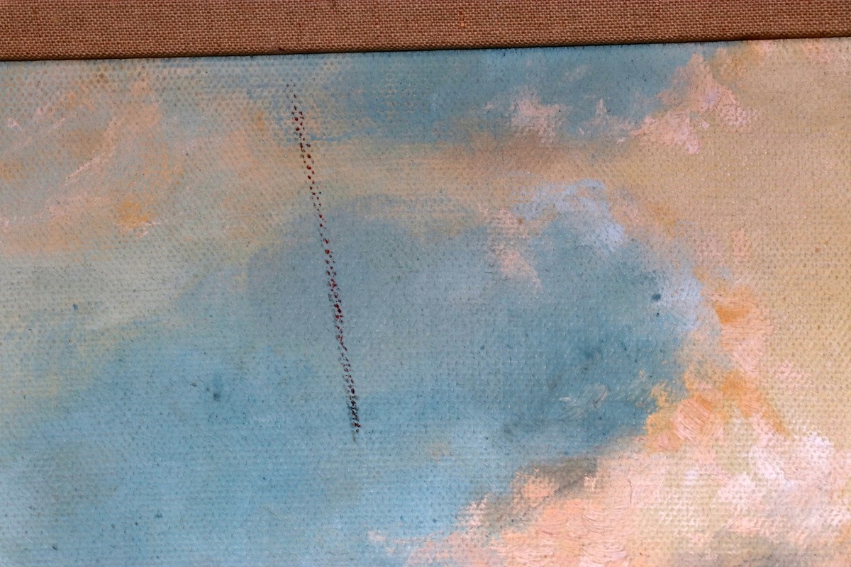 Artwork by Wlodizimerz Pochwola, SEASCAPE, Made of OIL ON CANVAS